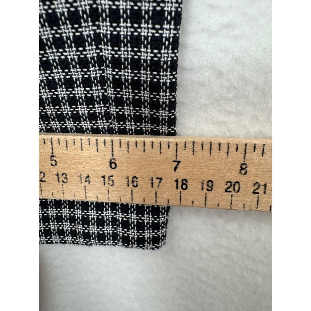 Veronica Beard Houndstooth Pattern Cropped Straig… - image 7